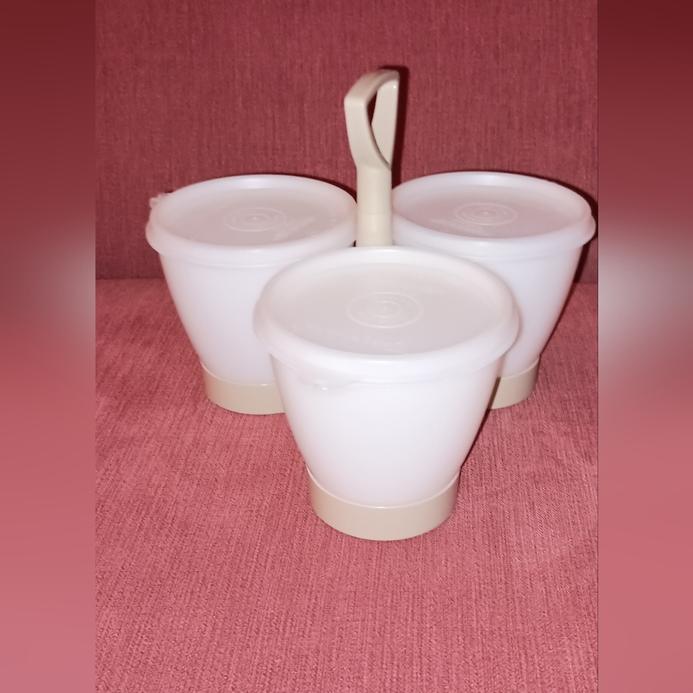 Tupperware Vintage condiment Station